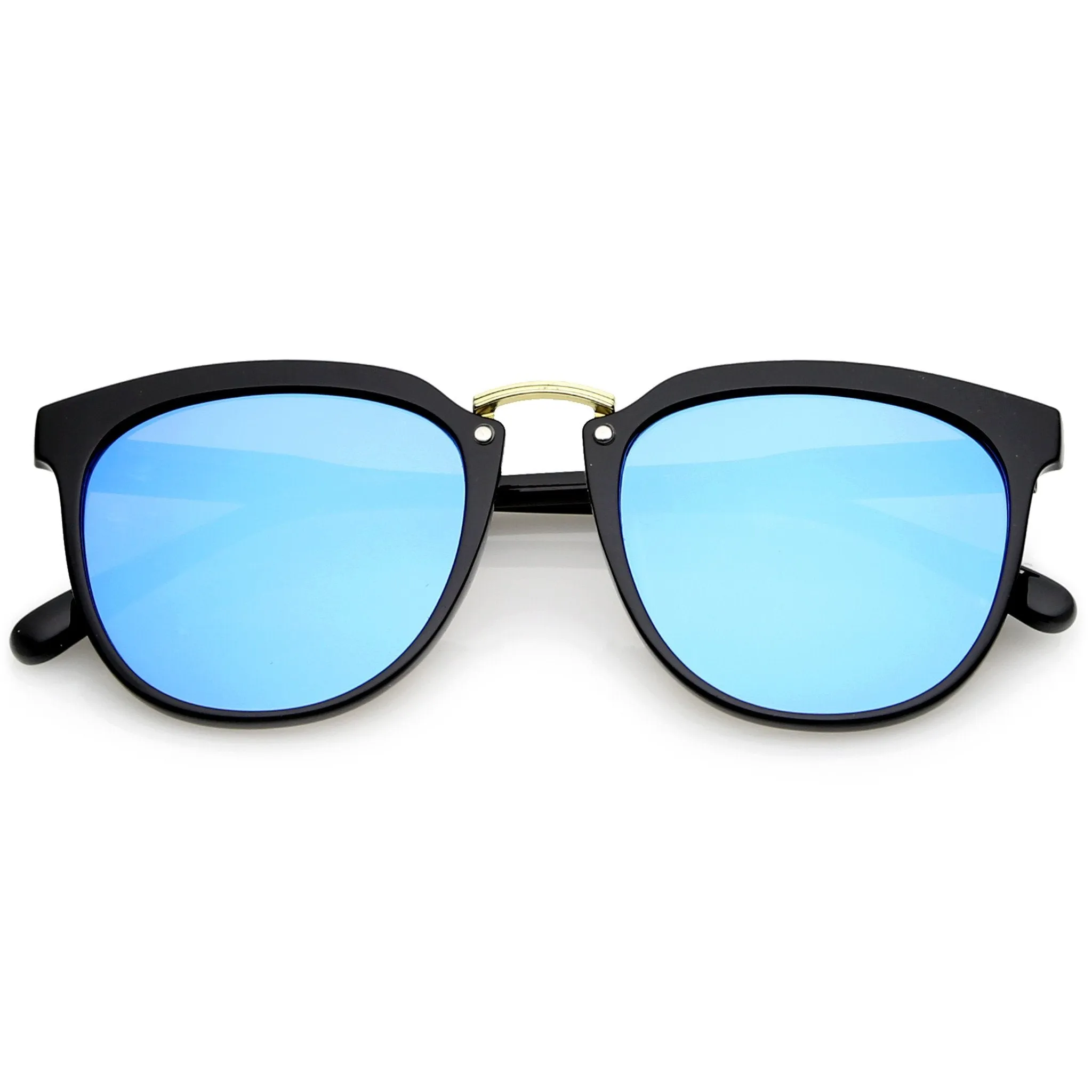 Trending Retro Modern Mirrored Flat Lens Sunglasses A945