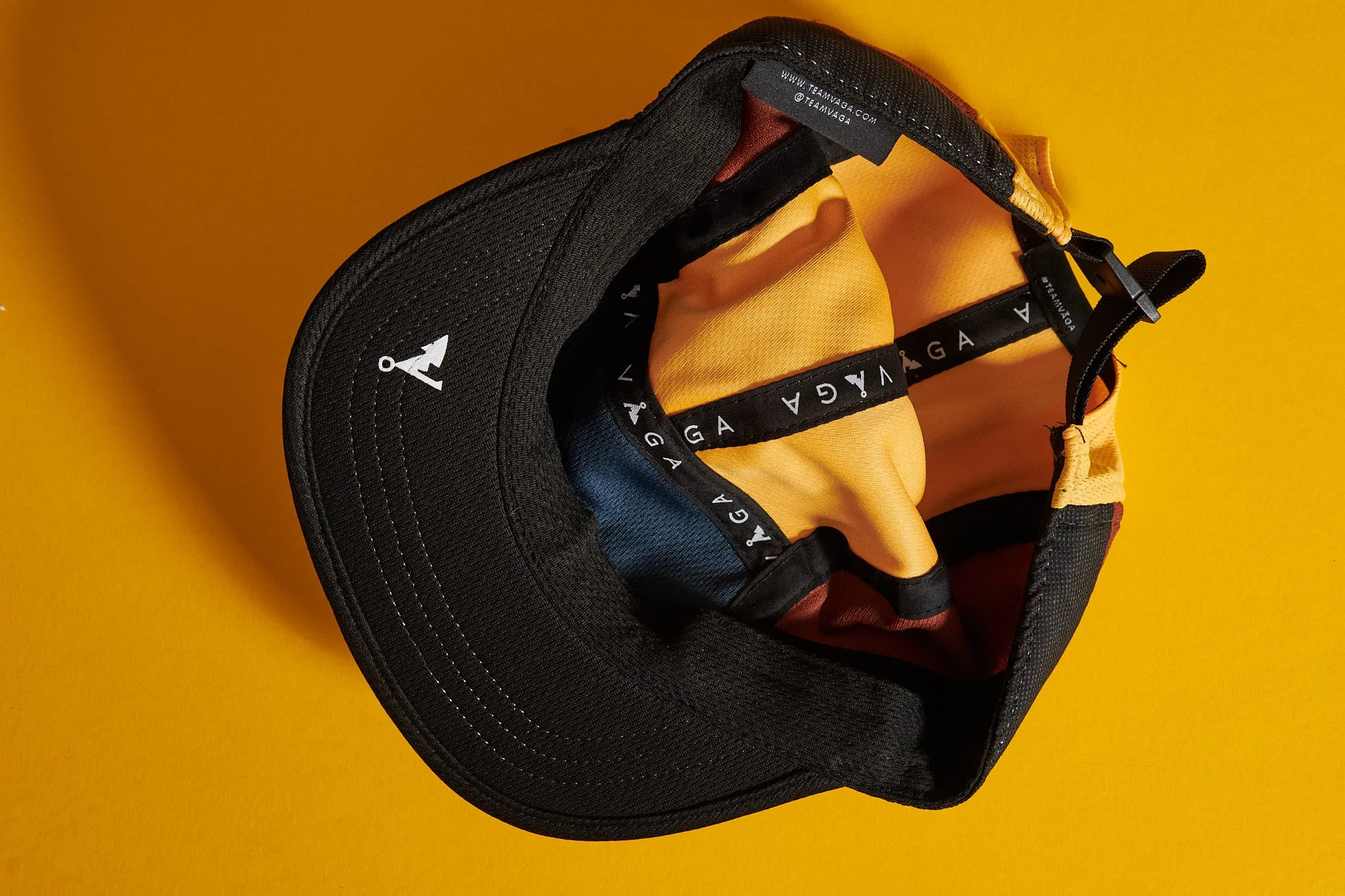 VAGA Club Cap - Ocean/Mellow Yellow/Brown