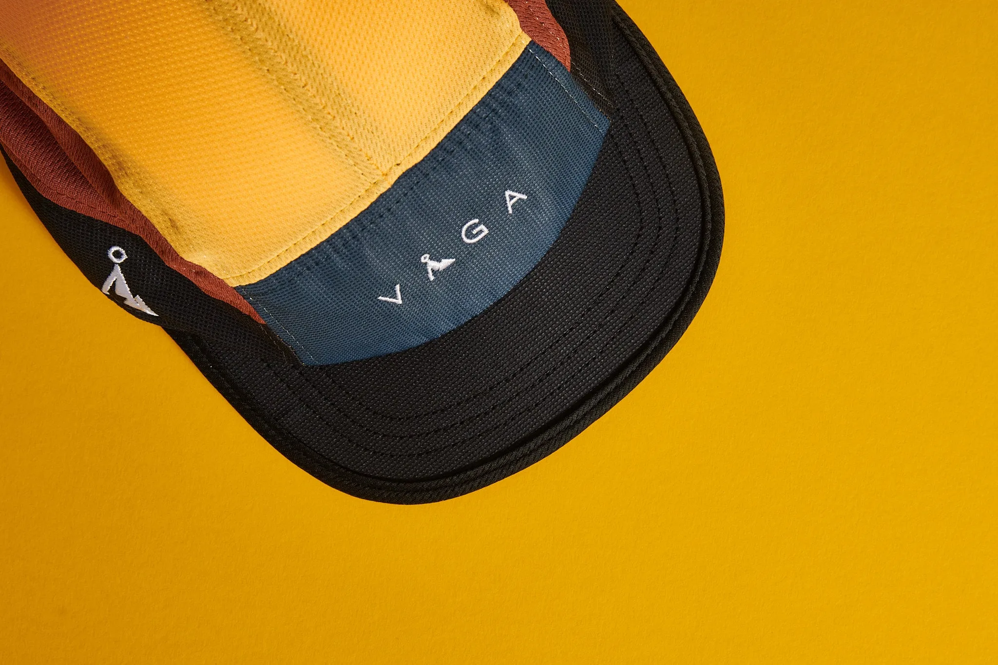 VAGA Club Cap - Ocean/Mellow Yellow/Brown