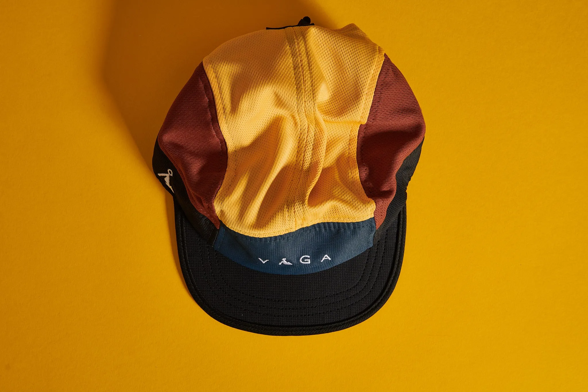 VAGA Club Cap - Ocean/Mellow Yellow/Brown