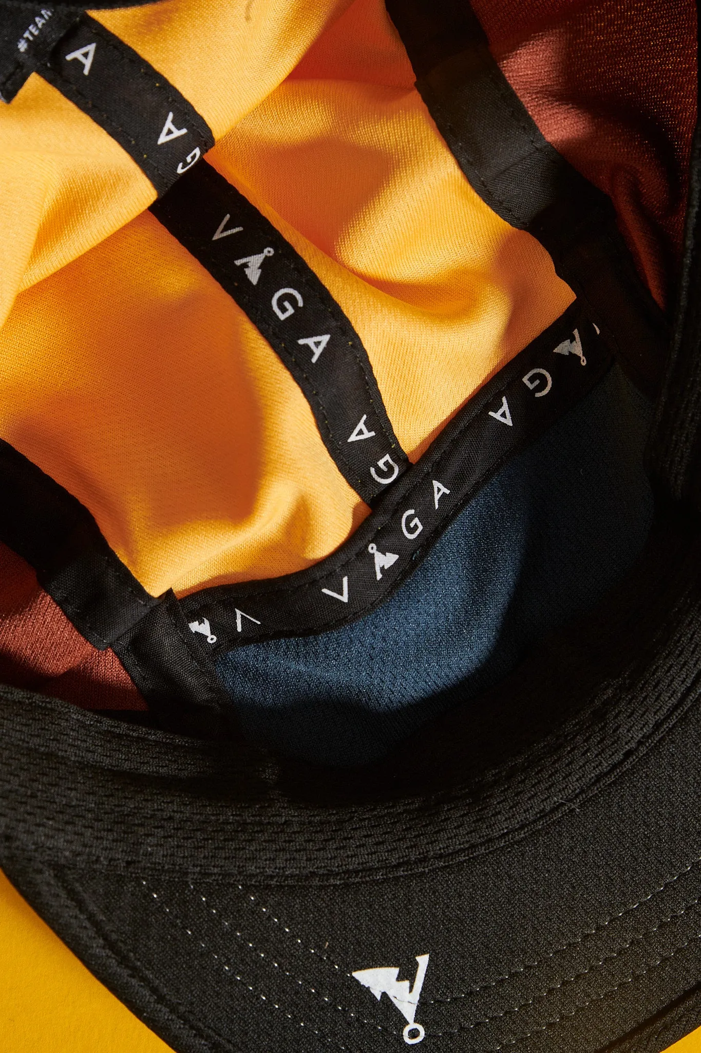 VAGA Club Cap - Ocean/Mellow Yellow/Brown