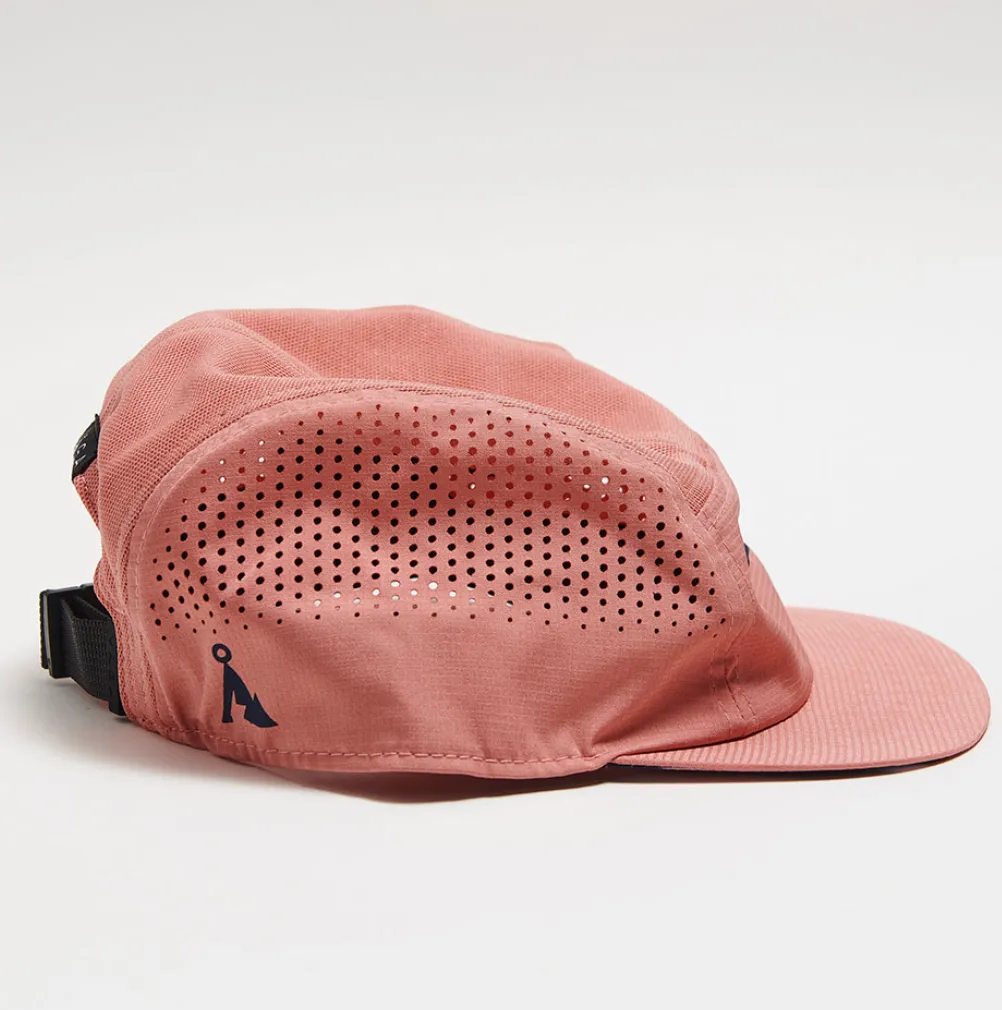 VAGA Feather Racing Cap - Peach/Navy Blue