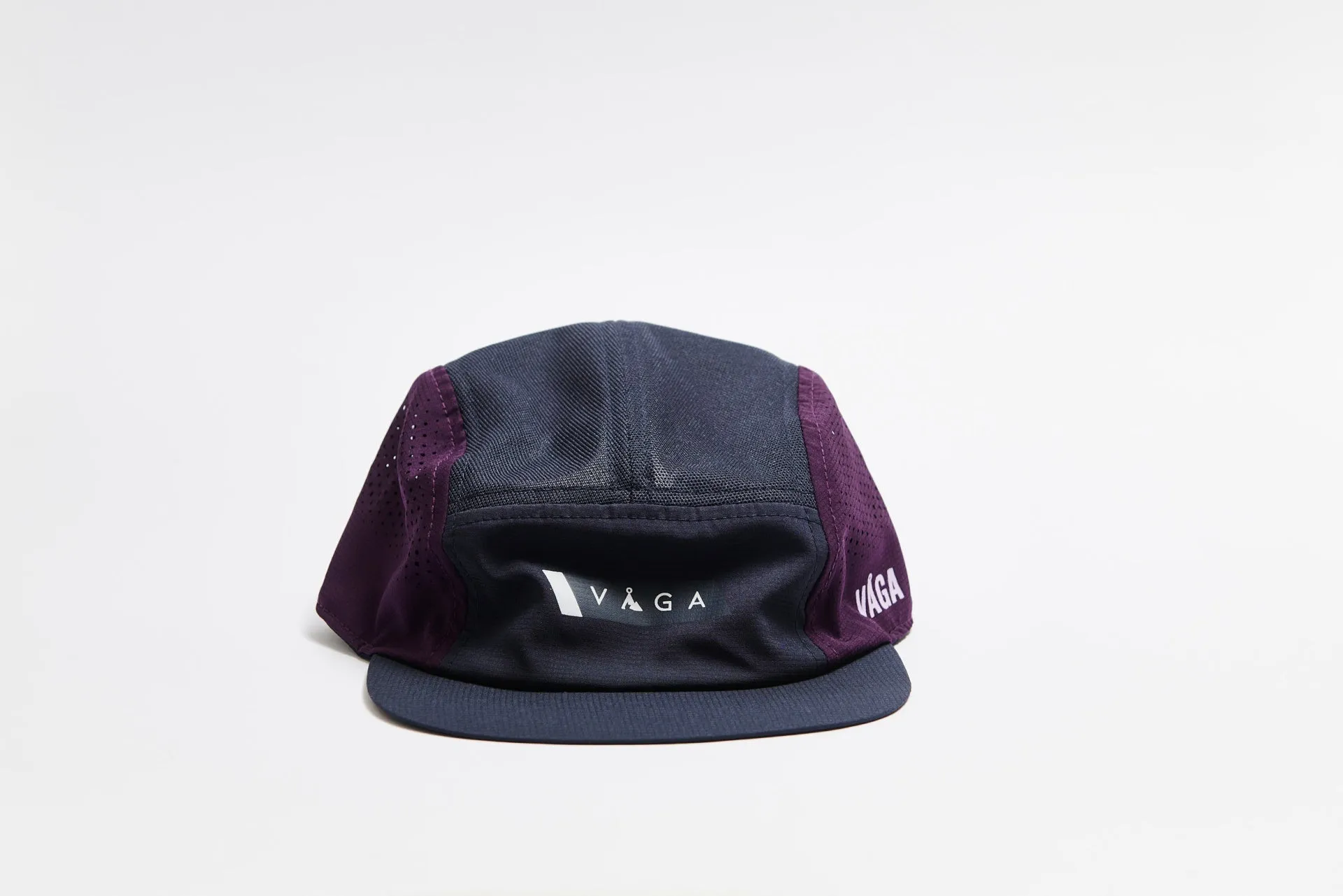 VAGA Feather Racing Cap - Plum/Slate Blue