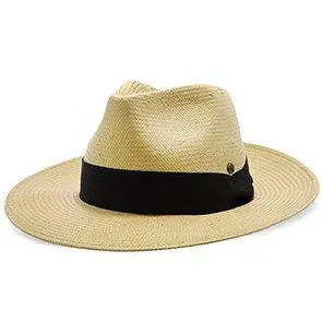 Walrus Hats Natural Paper Braid Straw Fedora Hat w/ Band