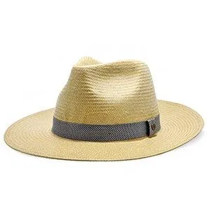 Walrus Hats Natural Paper Braid Straw Fedora Hat w/ Band